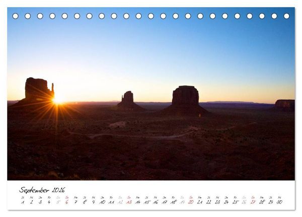 Produktbild: H&ouml;hepunkte im Westen der USA (Tischkalender 2026 DIN A5 quer), CALVENDO Monatskalender