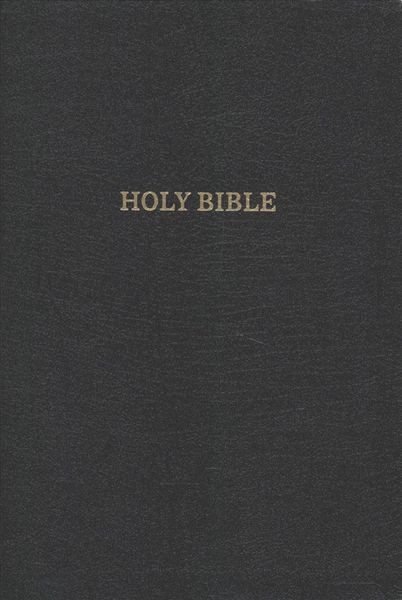 Produktbild: KJV Holy Bible: Giant Print with 53,000 Cross References, Black Bonded Leather, Red Letter, Comfort Print: King James Version