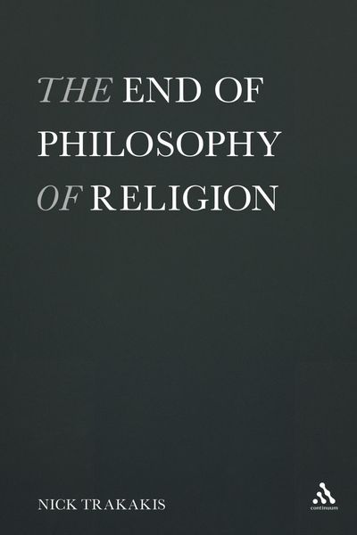 Produktbild: The End of Philosophy of Religion