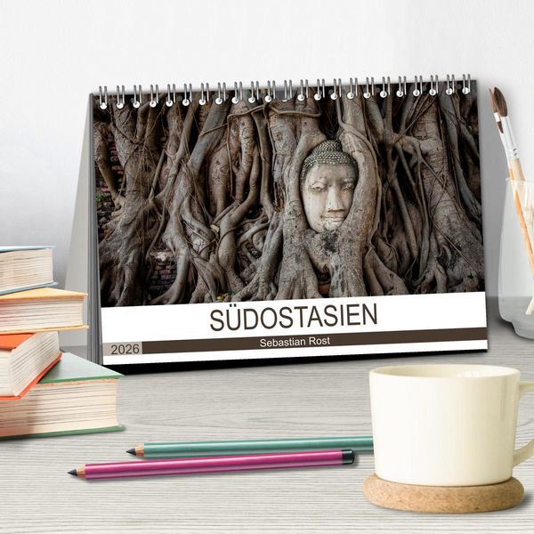 Produktbild: S&Uuml;DOSTASIEN (Tischkalender 2026 DIN A5 quer), CALVENDO Monatskalender