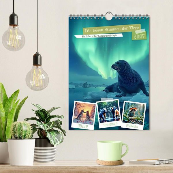 Produktbild: Die leisen Stimmen der Tiere (Wandkalender 2027 DIN A4 hoch), CALVENDO Monatskalender
