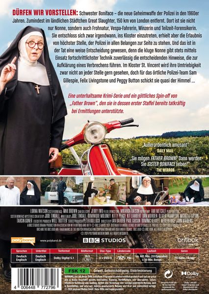 Produktbild: Sister Boniface Mysteries - Die komplette erste Staffel. - Von den Machern von "Father Brown" [3 DVDs]