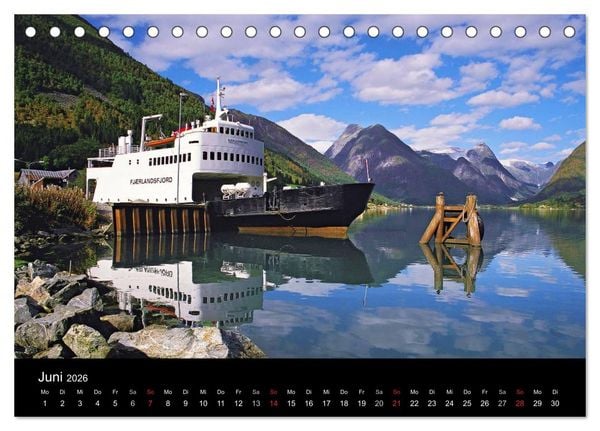 Produktbild: Norwegen (Tischkalender 2026 DIN A5 quer), CALVENDO Monatskalender