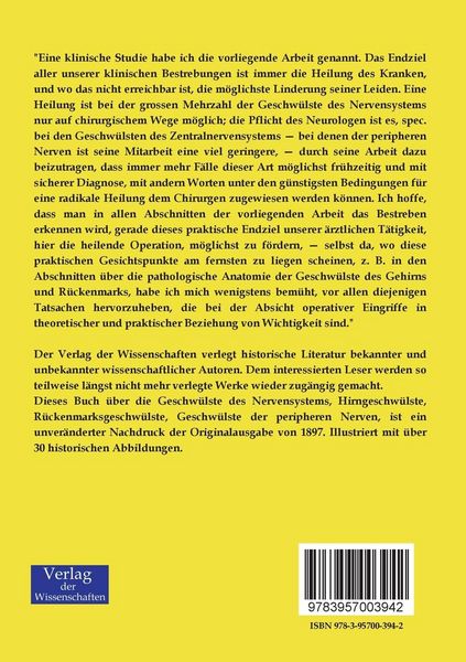 Produktbild: Die Geschw&uuml;lste des Nervensystems