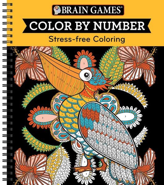 Produktbild: Brain Games - Color by Number: Stress-Free Coloring (Orange)