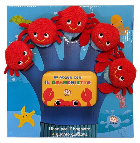 Produktbild: In acqua con il granchietto. Libro guanto