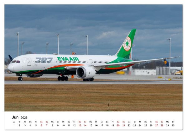 Produktbild: Boeing 787 Kalender (Wandkalender 2026 DIN A4 quer), CALVENDO Monatskalender