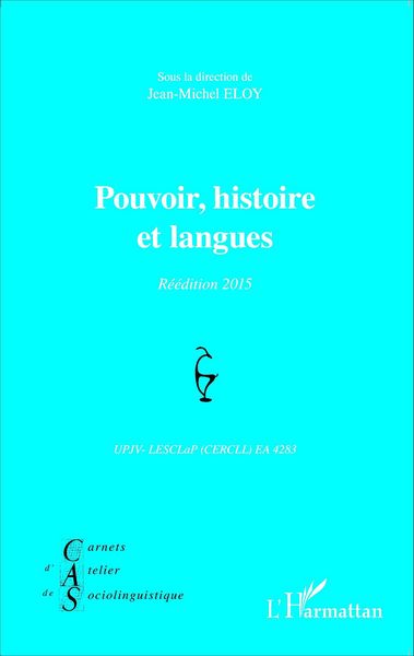 Produktbild: Pouvoir, histoire et langues