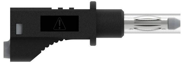 Produktbild: Electro PJP 2214/600V-CD1-50N Messleitung Bananenstecker 50cm Schwarz 1St.