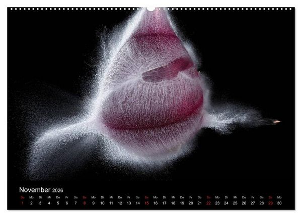 Produktbild: Ballistik Highspeed Fotos (Wandkalender 2026 DIN A2 quer), CALVENDO Monatskalender