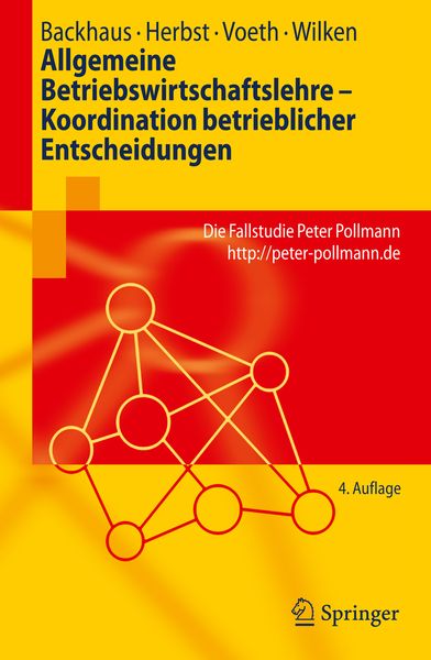 Produktbild: Allgemeine Betriebswirtschaftslehre - Koordination betrieblicher Entscheidungen