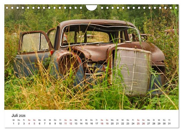 Produktbild: Rostende Legenden (Wandkalender 2026 DIN A4 quer), CALVENDO Monatskalender