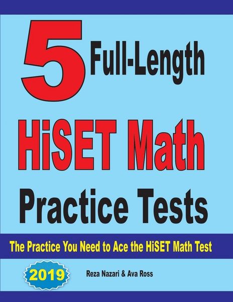 Produktbild: 5 Full-Length HiSET Math Practice Tests