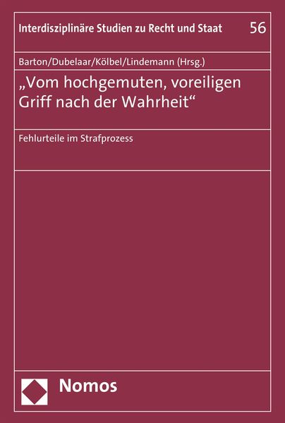 Produktbild: 'Vom hochgemuten, voreiligen Griff nach der Wahrheit'