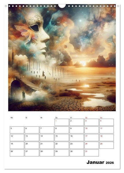 Produktbild: Treppen der Illusionen (Wandkalender 2026 DIN A3 hoch), CALVENDO Monatskalender