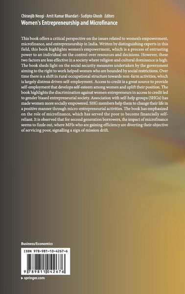 Produktbild: Women's Entrepreneurship and Microfinance