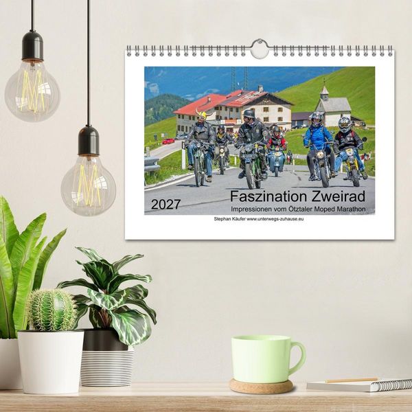 Produktbild: Faszination Zweirad - Impressionen vom &Ouml;tztaler Moped Marathon (Wandkalender 2027 DIN A4 quer), CALVENDO Monatskalender