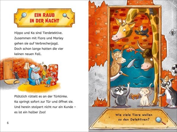 Produktbild: Tierdetektive Hippo & Ka &ndash; Wer hat das Katzengold stibitzt?