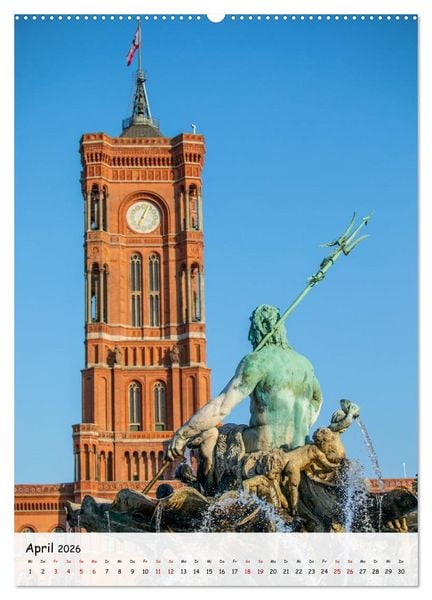 Produktbild: Berlin - Mitten drin! (Wandkalender 2026 DIN A2 hoch), CALVENDO Monatskalender