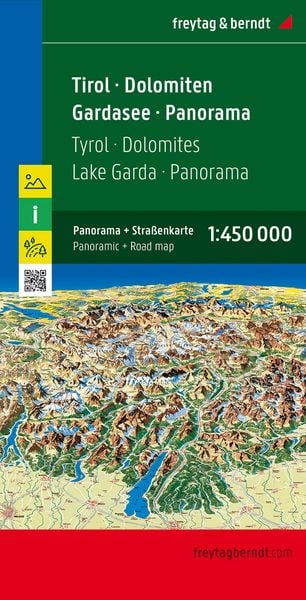Produktbild: Tirol - Dolomiten - Gardasee Panorama 1 : 450 000