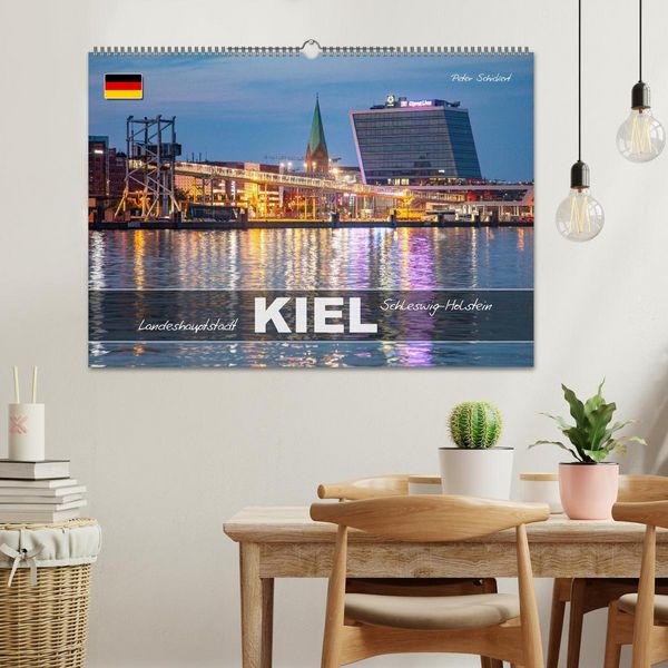 Produktbild: Schleswig Holstein - Landeshauptstadt Kiel (Wandkalender 2026 DIN A2 quer), CALVENDO Monatskalender