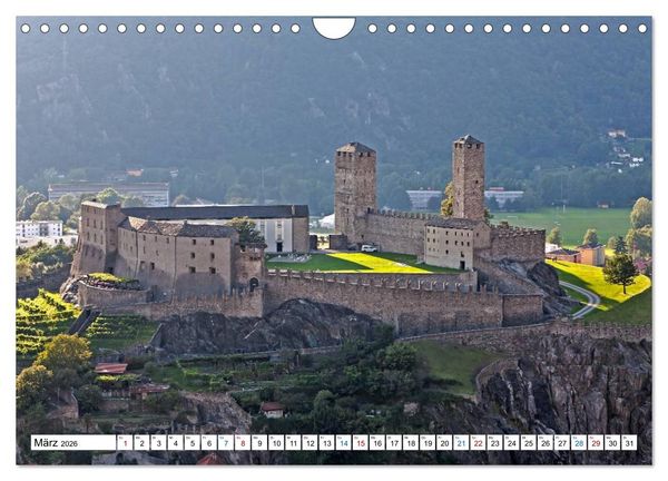 Produktbild: Tessin, Impressionen aus der Italienischen Schweiz (Wandkalender 2026 DIN A4 quer), CALVENDO Monatskalender