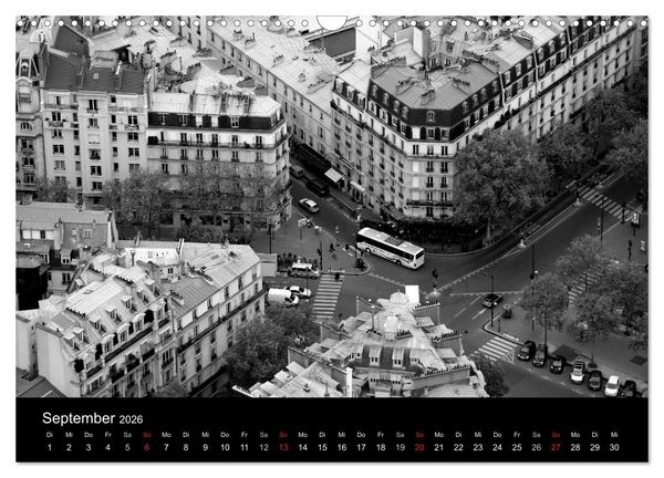 Produktbild: BLACK 'N WHITE (Wandkalender 2026 DIN A3 quer), CALVENDO Monatskalender
