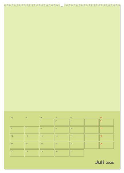 Produktbild: Bastel Terminkalender (Wandkalender 2026 DIN A2 hoch), CALVENDO Monatskalender
