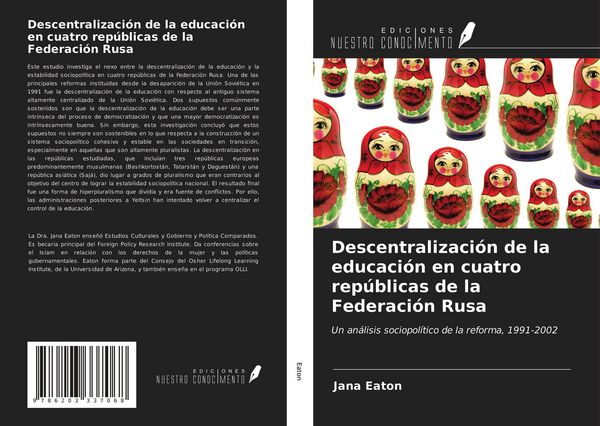 Produktbild: Descentralizaci&oacute;n de la educaci&oacute;n en cuatro rep&uacute;blicas de la Federaci&oacute;n Rusa