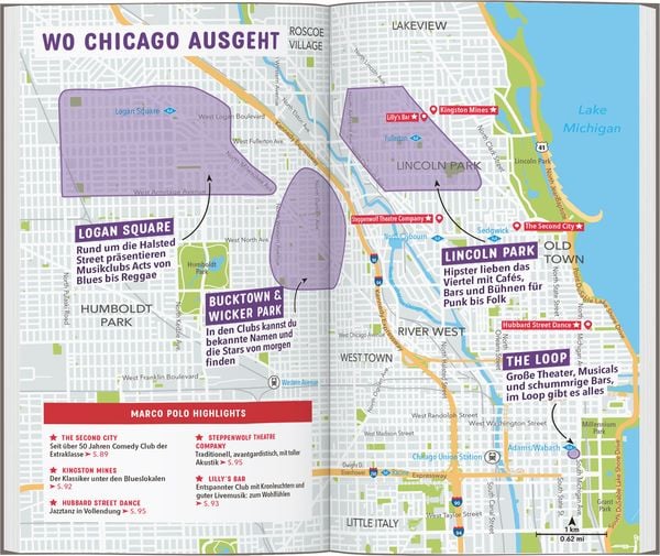 Produktbild: MARCO POLO Reisef&uuml;hrer Chicago und die Gro&szlig;en Seen
