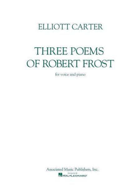 Produktbild: 3 Poems Of Robert Frost