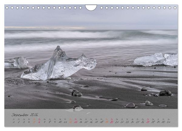 Produktbild: Naturwunder in Island (Wandkalender 2026 DIN A4 quer), CALVENDO Monatskalender
