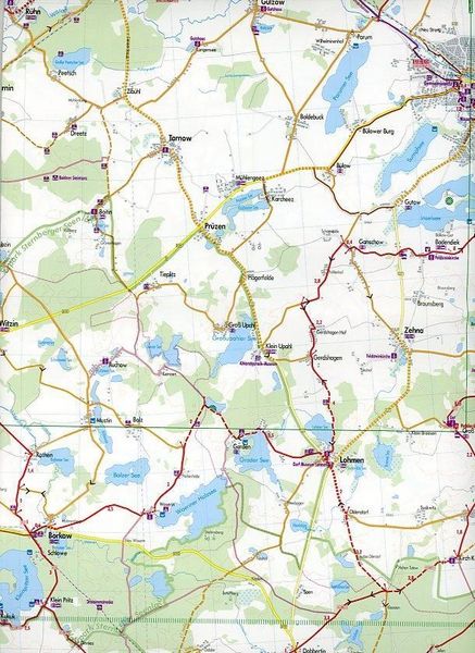 Produktbild: Radkarte Mecklenburgische Seen West (RK-MV05)
