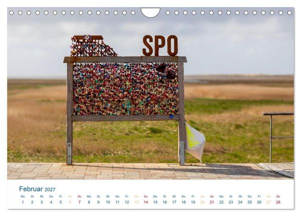 Produktbild: Sankt Peter-Ording - Str&auml;nde, D&uuml;nen, Weite (Wandkalender 2027 DIN A4 quer), CALVENDO Monatskalender