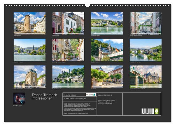 Produktbild: Traben Trarbach Impressionen (Wandkalender 2026 DIN A2 quer), CALVENDO Monatskalender