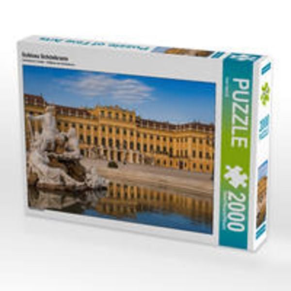 CALVENDO Puzzle Schloss Schönbrunn | 2000 Teile Lege-Größe 90x67cm Foto-Puzzle für glückliche Stunden