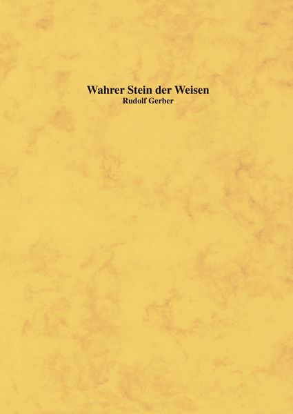 Produktbild: Wahrer Stein der Weisen