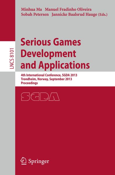 Produktbild: Serious Games Development and Applications