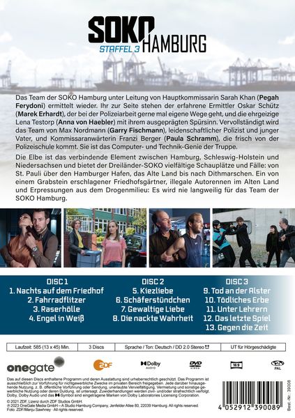 Produktbild: Soko Hamburg Staffel 3 [3 DVDs]