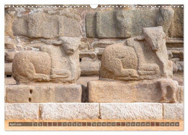 Produktbild: Indien - Mahabalipuram (Wandkalender 2026 DIN A3 quer), CALVENDO Monatskalender