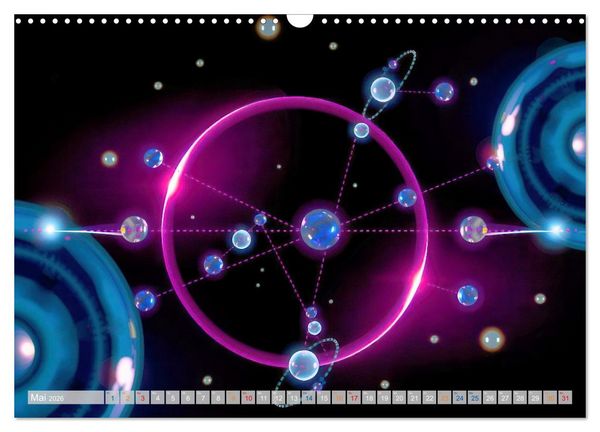 Produktbild: Quantenmechanik von Bits zu Qubits (Wandkalender 2026 DIN A3 quer), CALVENDO Monatskalender