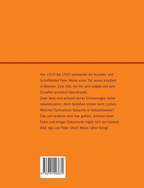 Produktbild: Peter Weiss - Bremer Verortungen