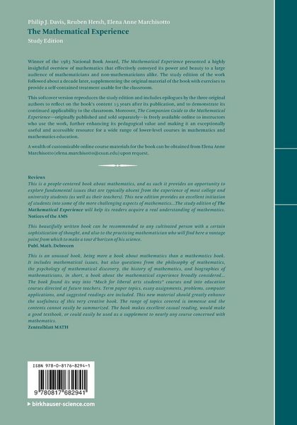 Produktbild: The Mathematical Experience, Study Edition