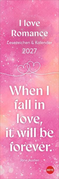 Romance Lesezeichen & Kalender 2027