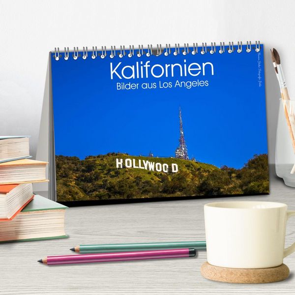 Produktbild: Kalifornien Bilder aus Los Angeles (Tischkalender 2026 DIN A5 quer), CALVENDO Monatskalender