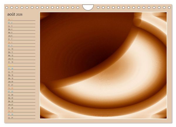 Produktbild: Art, ar&ocirc;me caf&eacute; (Calendrier mural 2026 DIN A4 vertical), CALVENDO calendrier mensuel