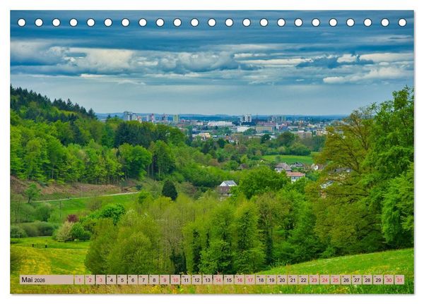 Produktbild: Freiburg Regio (Tischkalender 2026 DIN A5 quer), CALVENDO Monatskalender