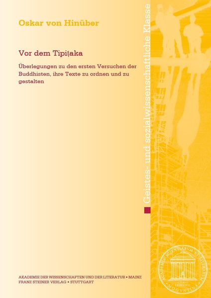 Produktbild: Vor dem Tipitaka
