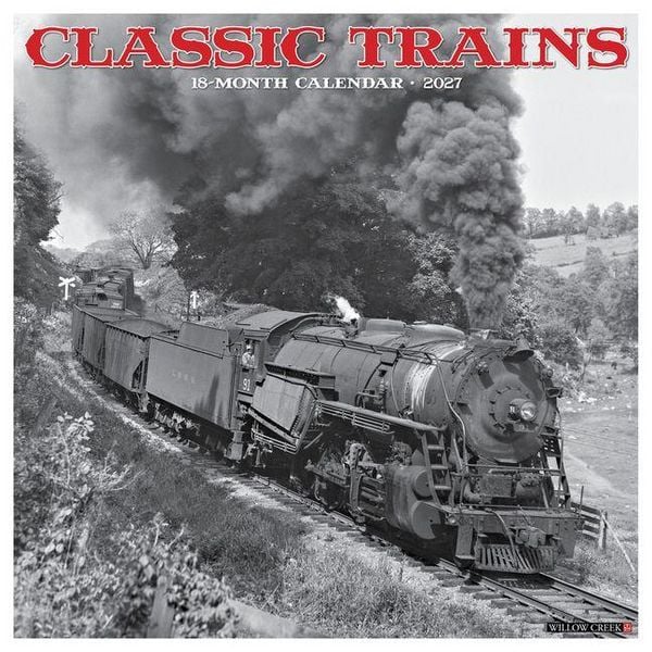 Produktbild: Classic Trains 2027 12 X 12 Wall Calendar