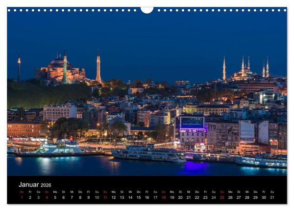 Produktbild: Istanbul - Stadt am Bosporus (Wandkalender 2026 DIN A3 quer), CALVENDO Monatskalender